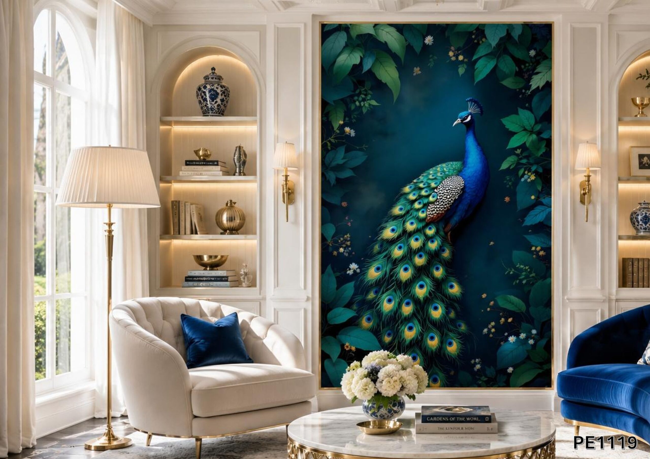 PE1119-lithos Peacock III - PE1119 - Image 1