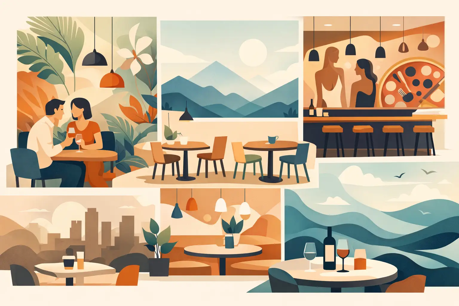 10 Restaurant Wall Mural Ideas That Sell Style