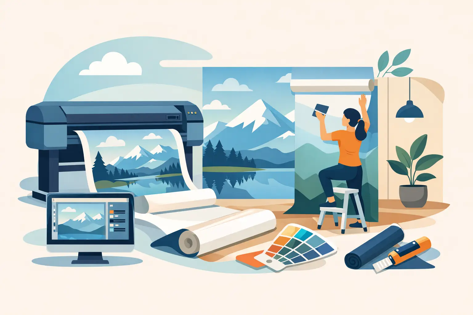 Best Custom Wallpaper Printing Guide
