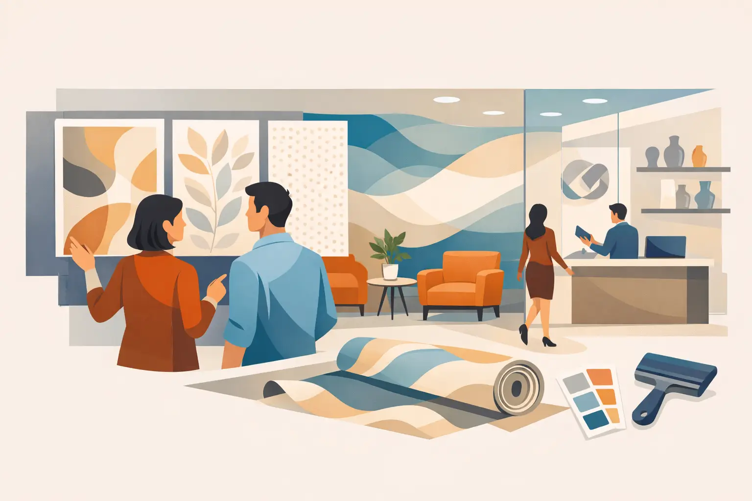 Custom Wallpaper for Brand Interiors That Works