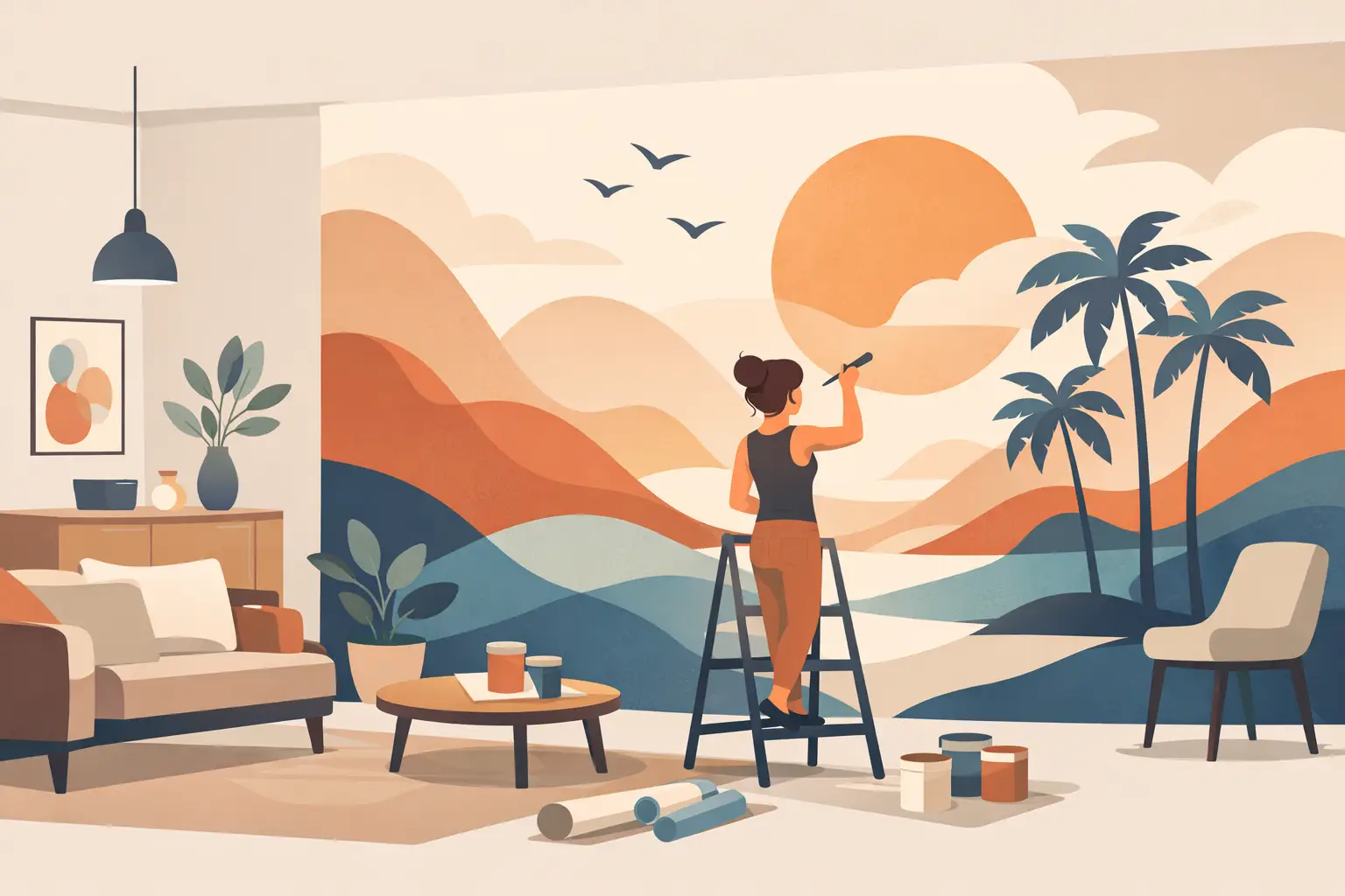 Designer Wall Murals That Transform Spaces