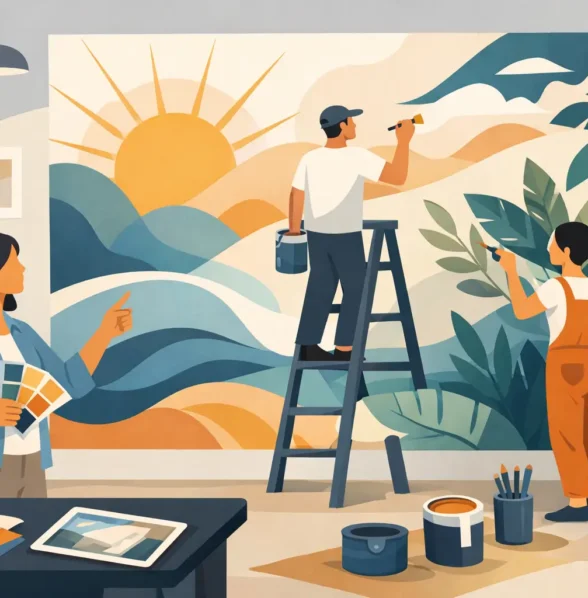 How to Design Bespoke Murals That Last