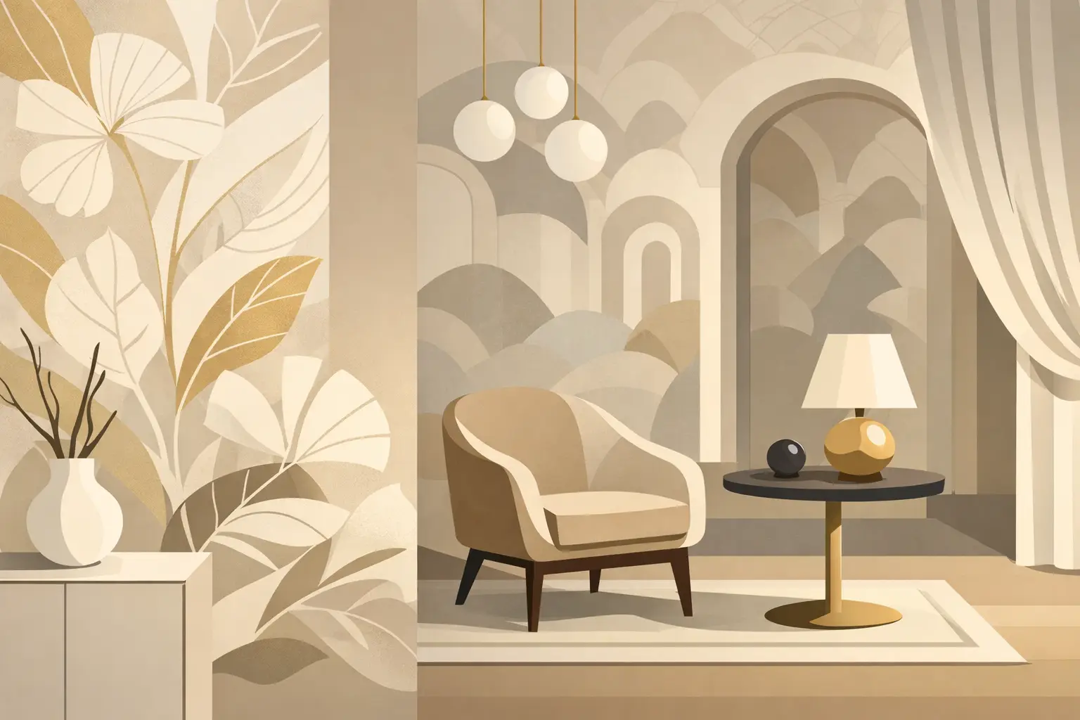 Italian Designer Wallpaper for Refined Spaces