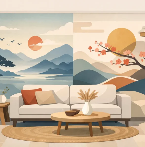 Korean Wallpaper for Living Room Ideas