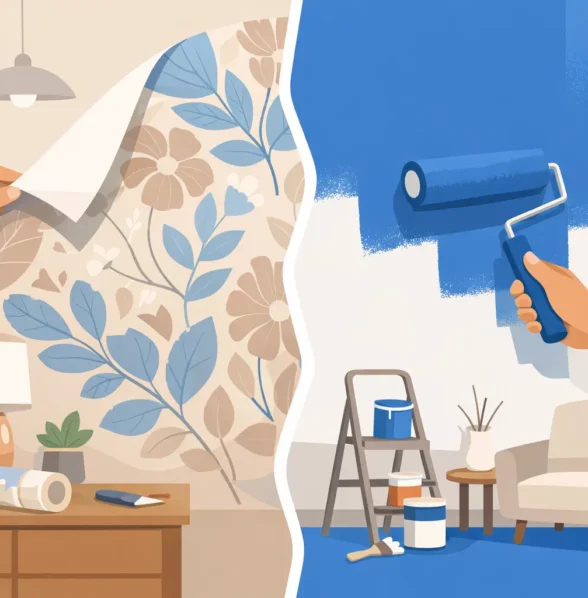 Wallpaper Versus Wall Paint: What Fits Best?