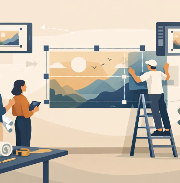 Guide to Bespoke Mural Sizing for Any Wall