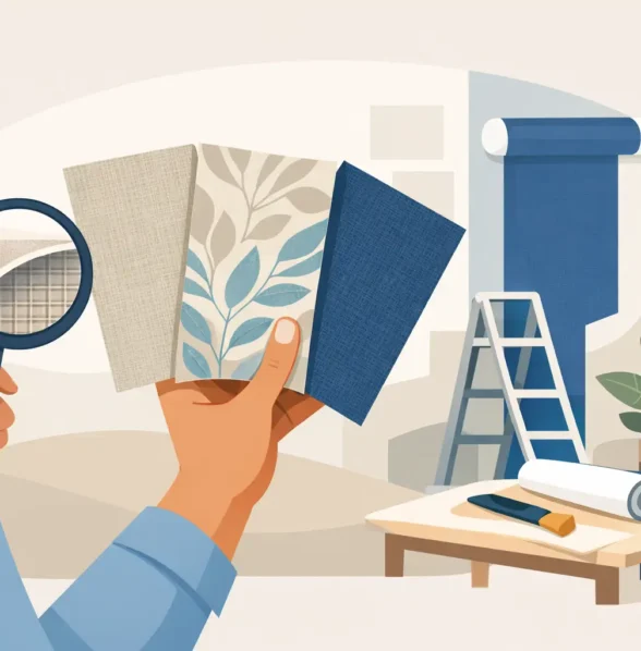 How to Select Fabric Backed Wallpaper Well