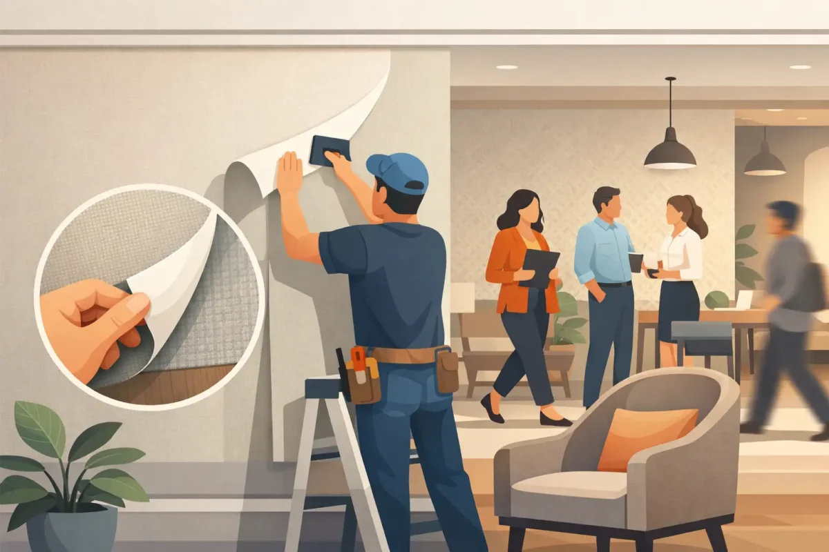 Is Fabric Backed Wallpaper Durable for Busy Spaces?