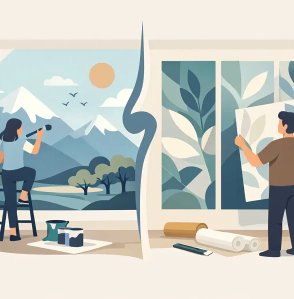 Murals vs Wallpaper Panels: Which Fits Best?