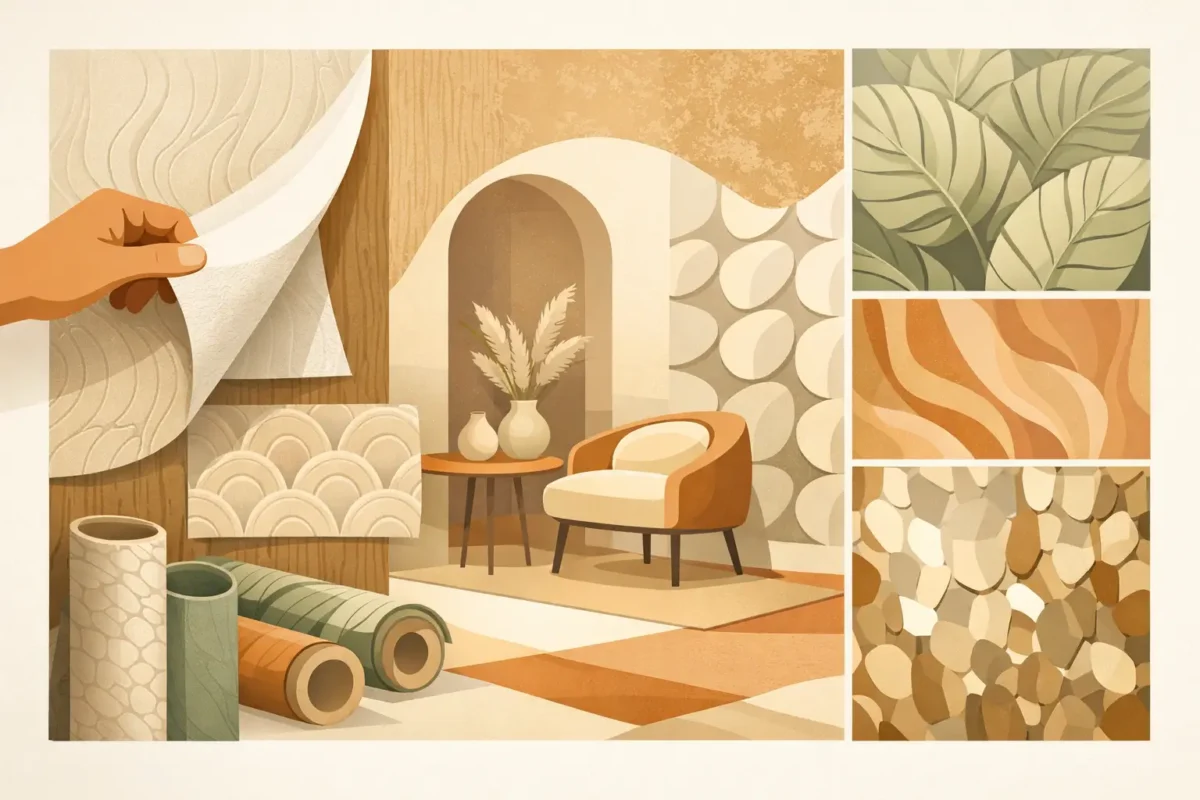 Wallpaper Texture Trends for Interiors in 2026