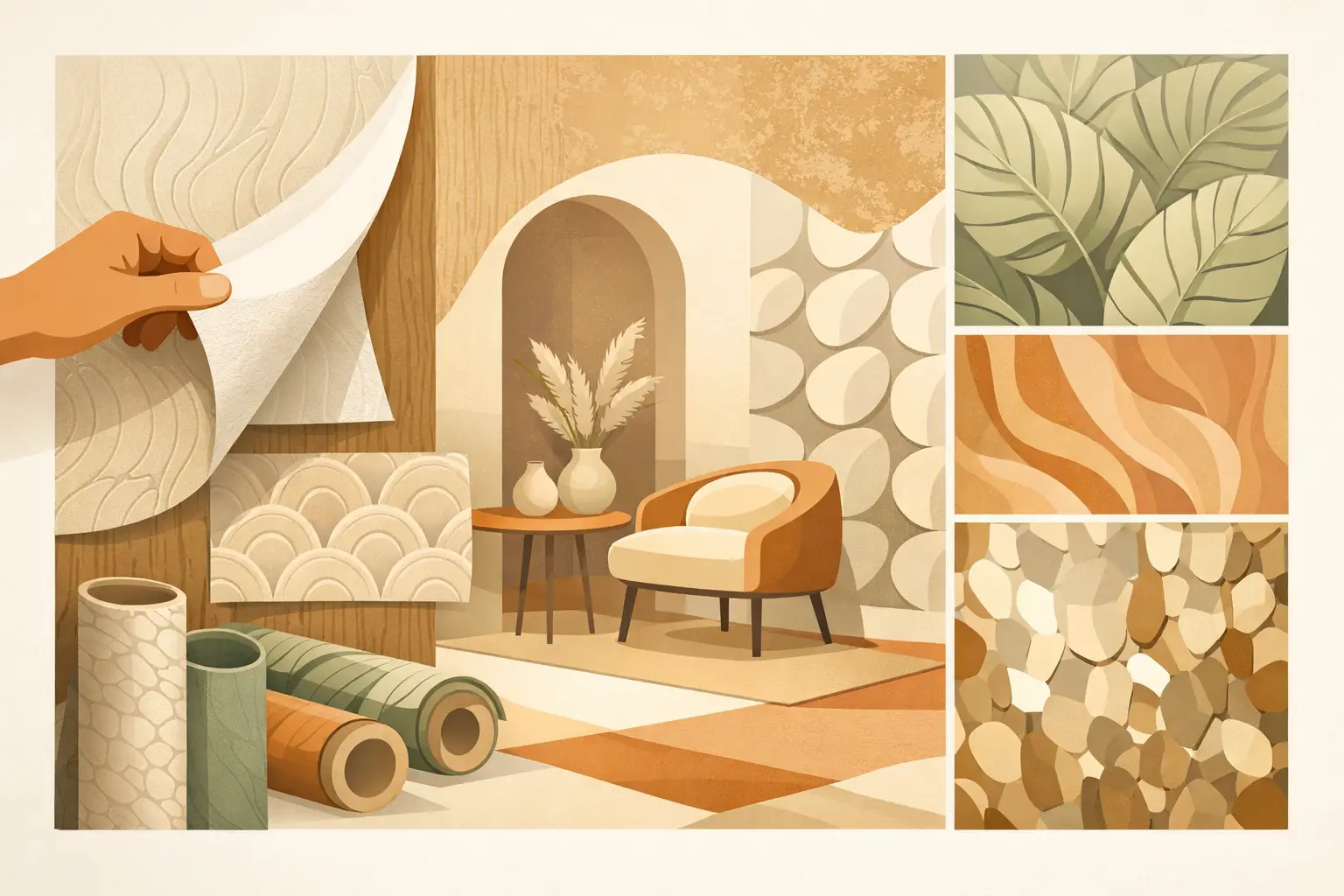 Wallpaper Texture Trends for Interiors in 2026