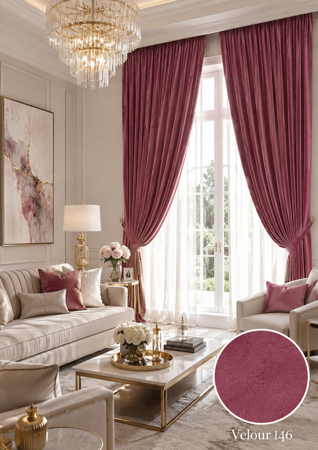Velour 146 Velour 146 - Velvet Velour Curtains - Image 1