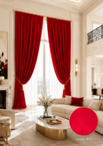 Velour 909 - Velvet Velour Curtains