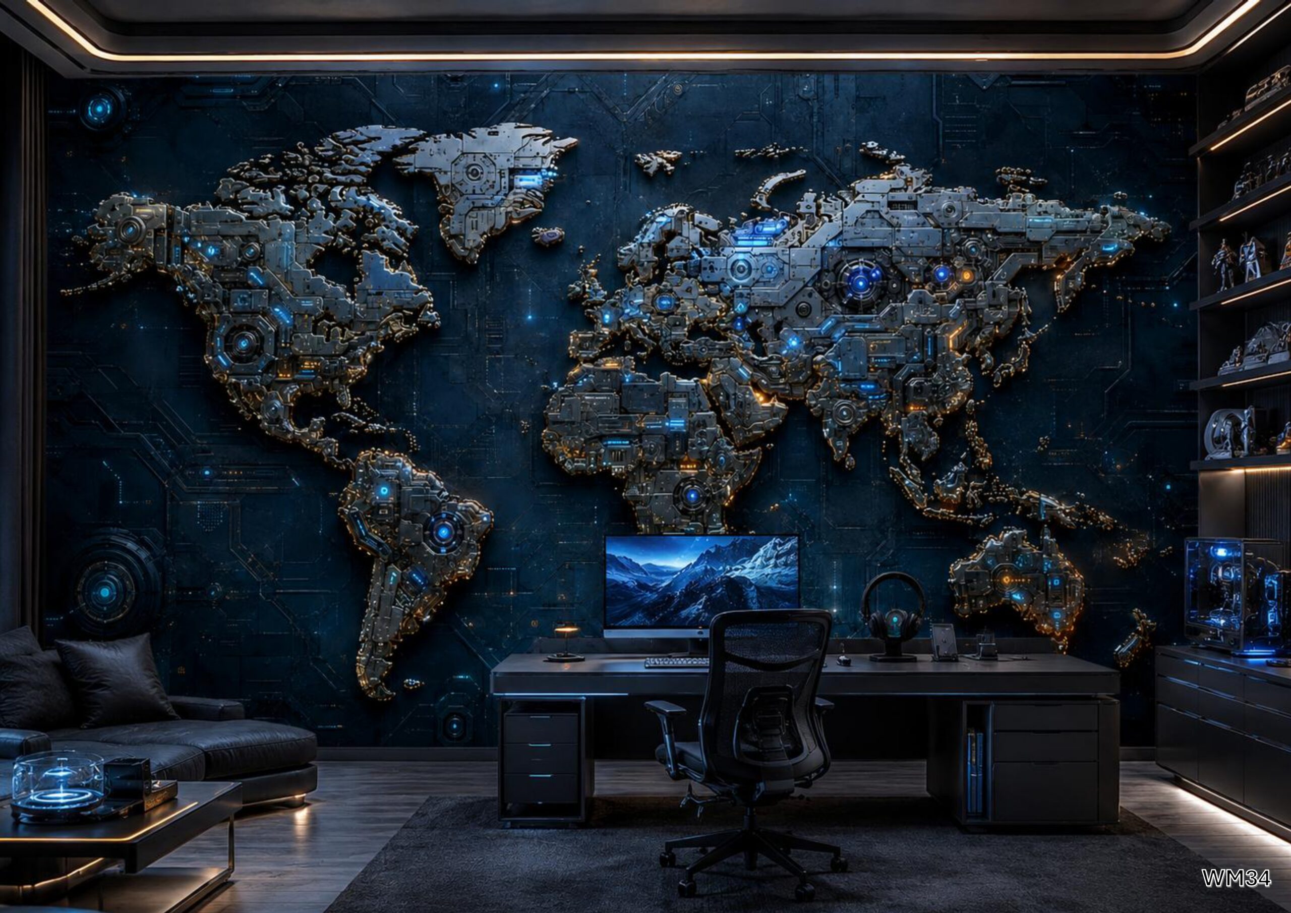 World Map Series-35 World Map Series 35 - Image 1