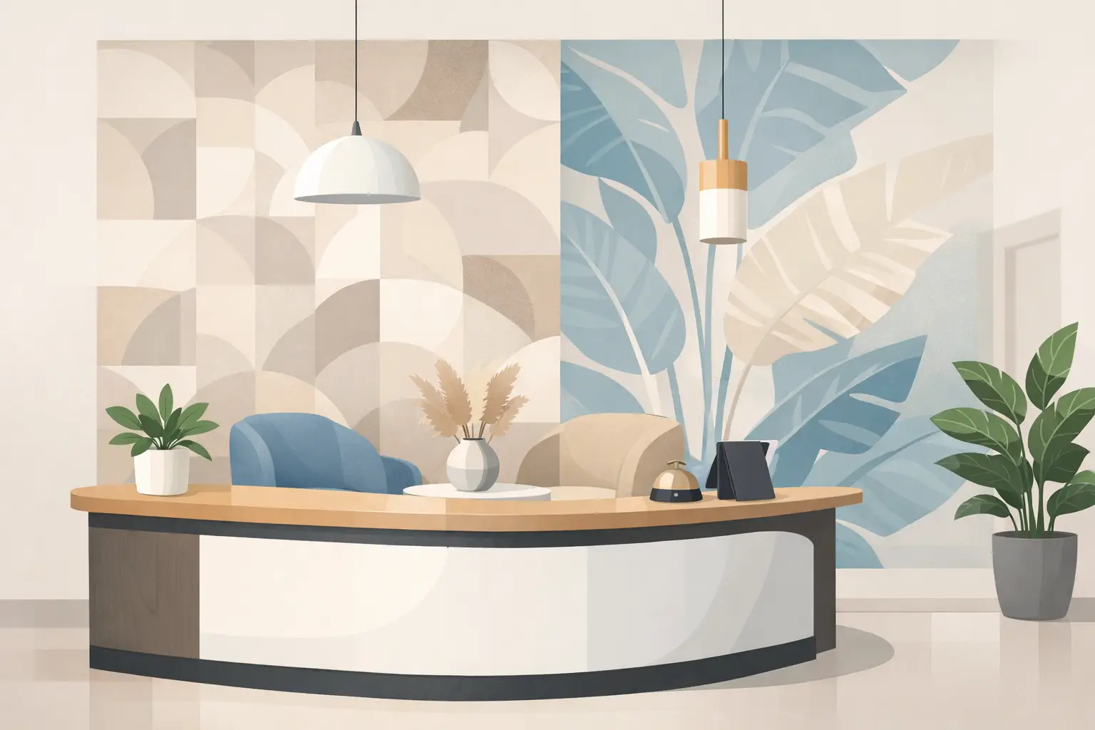 Best Wallpaper for Reception Areas That Last