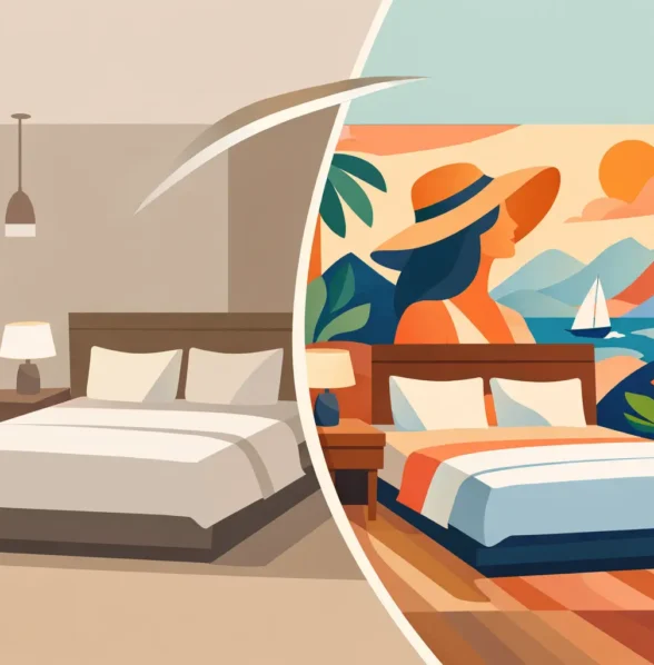 Boutique Hotel Mural Transformation Example