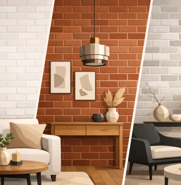 Bricks Wallpaper Ideas for Refined Interiors