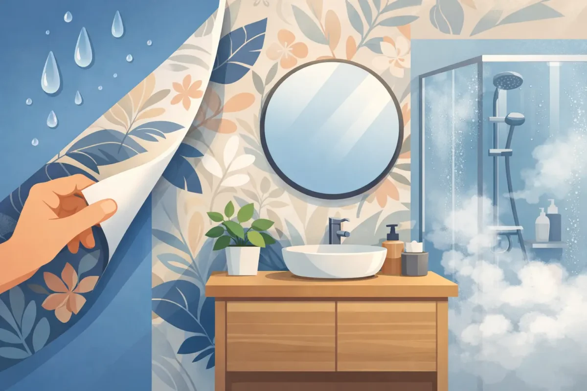 Can Wallpaper Work in Humid Rooms? Yes, With Care