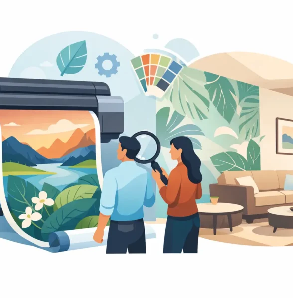 Canon Wallpaper Printing Quality Review for Interiors
