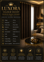 Velour 09 - Velvet Velour Curtains - Image 6