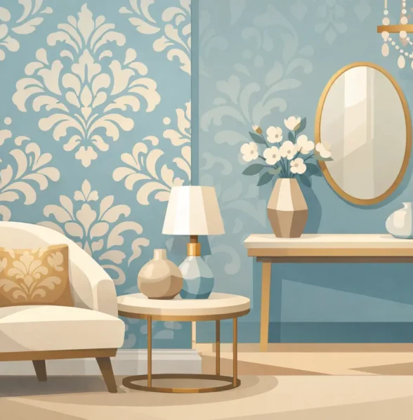 Damask Wallpaper for Elegant, Lasting Interiors