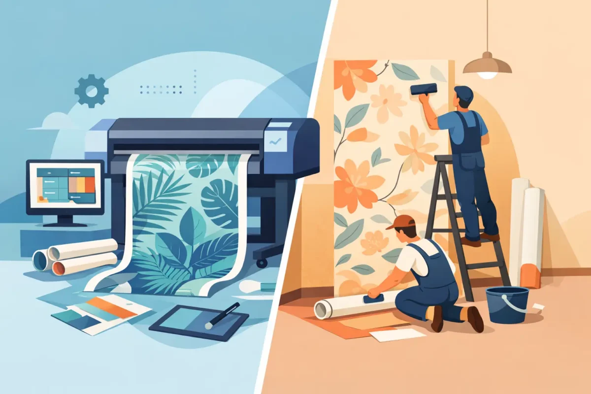 Digital Wallpaper Printing vs Traditional Methods