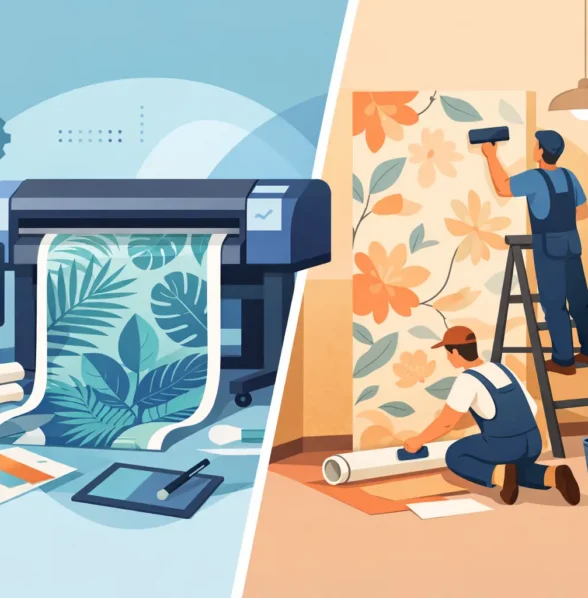 Digital Wallpaper Printing vs Traditional Methods