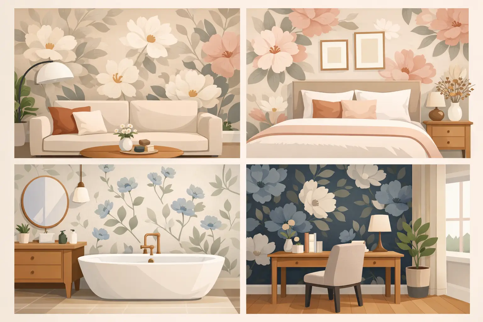 Floral Wallpaper That Defines Every Room