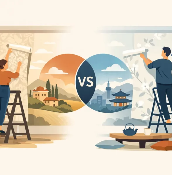 Italian Wallpaper vs Korean Wallpaper Compared
