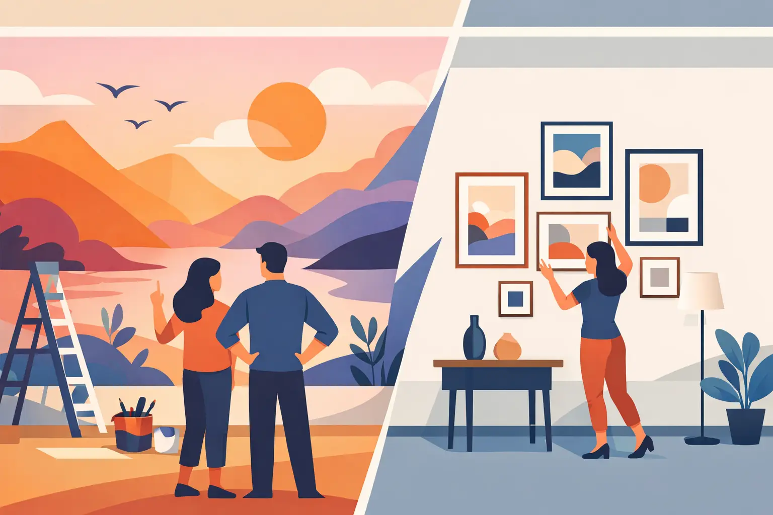 Murals vs Framed Wall Art: Which Fits Best?