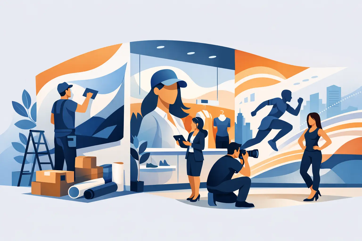 Printed Wall Graphics for Brands That Perform