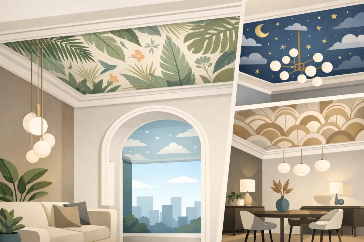 Best Wallpaper Ceilings for Elevated Interiors