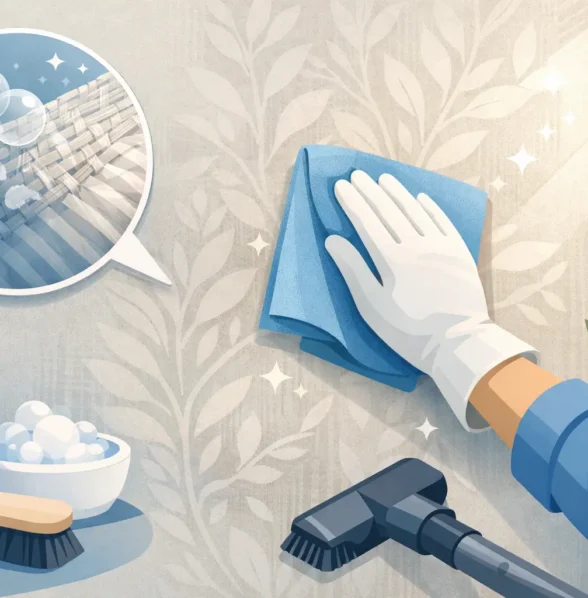 How to Clean Fabric Wallpaper Without Damage