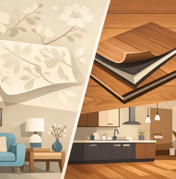 Korean Wallpaper vs Vinyl for Every Space