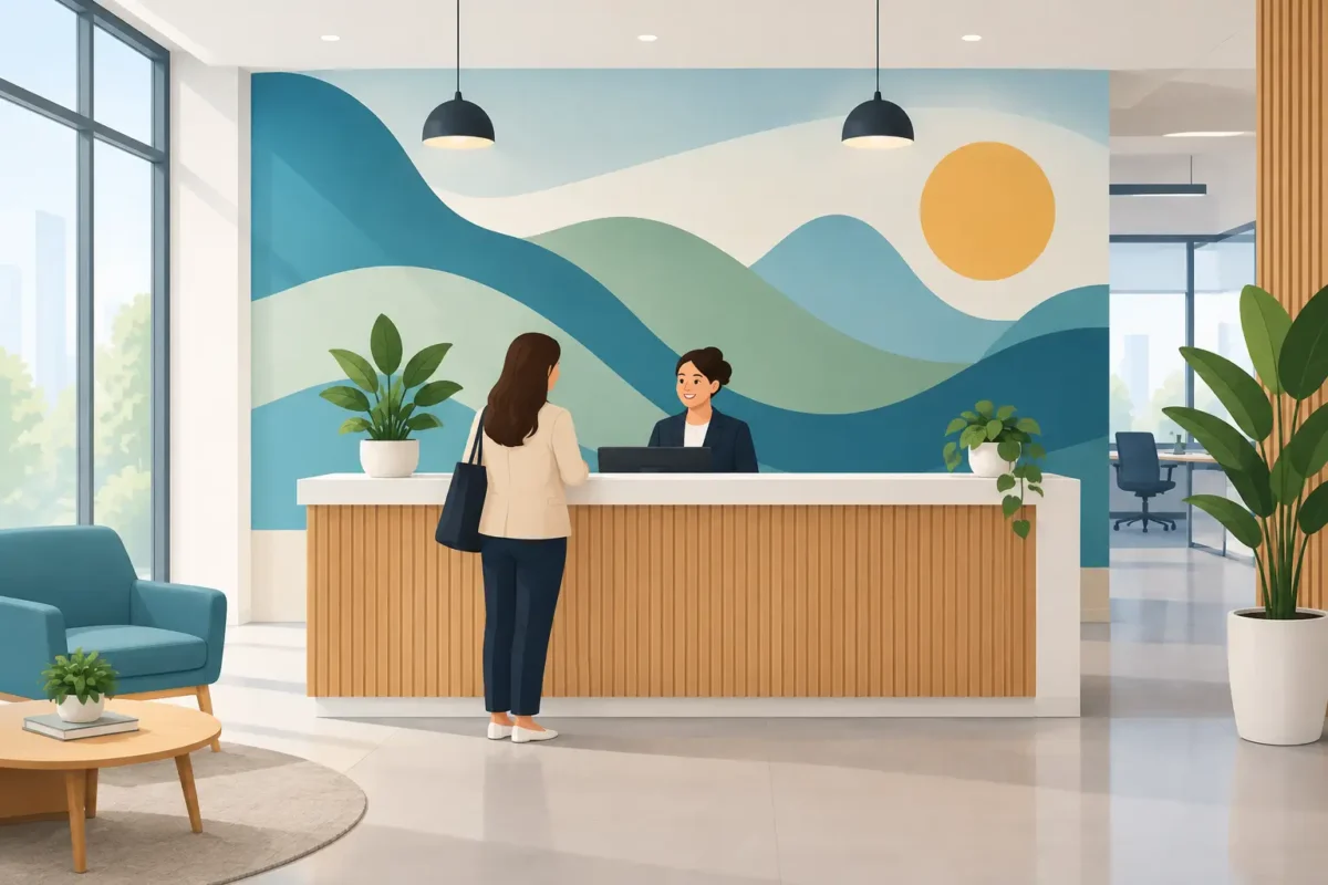 Office Reception Mural Ideas That Build Trust