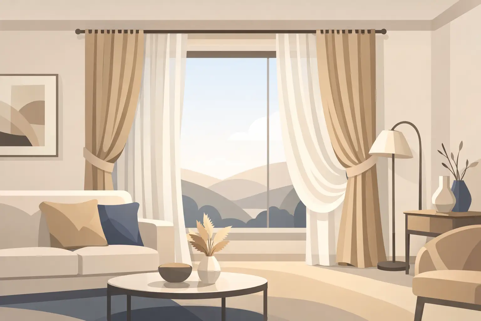 Premium Curtains That Finish a Designed Room