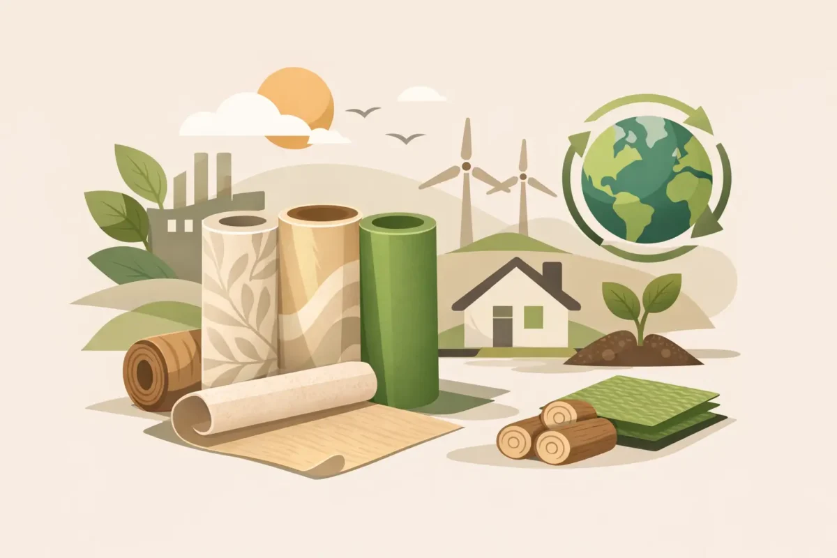 Sustainable Wallpaper Materials Trends for 2026
