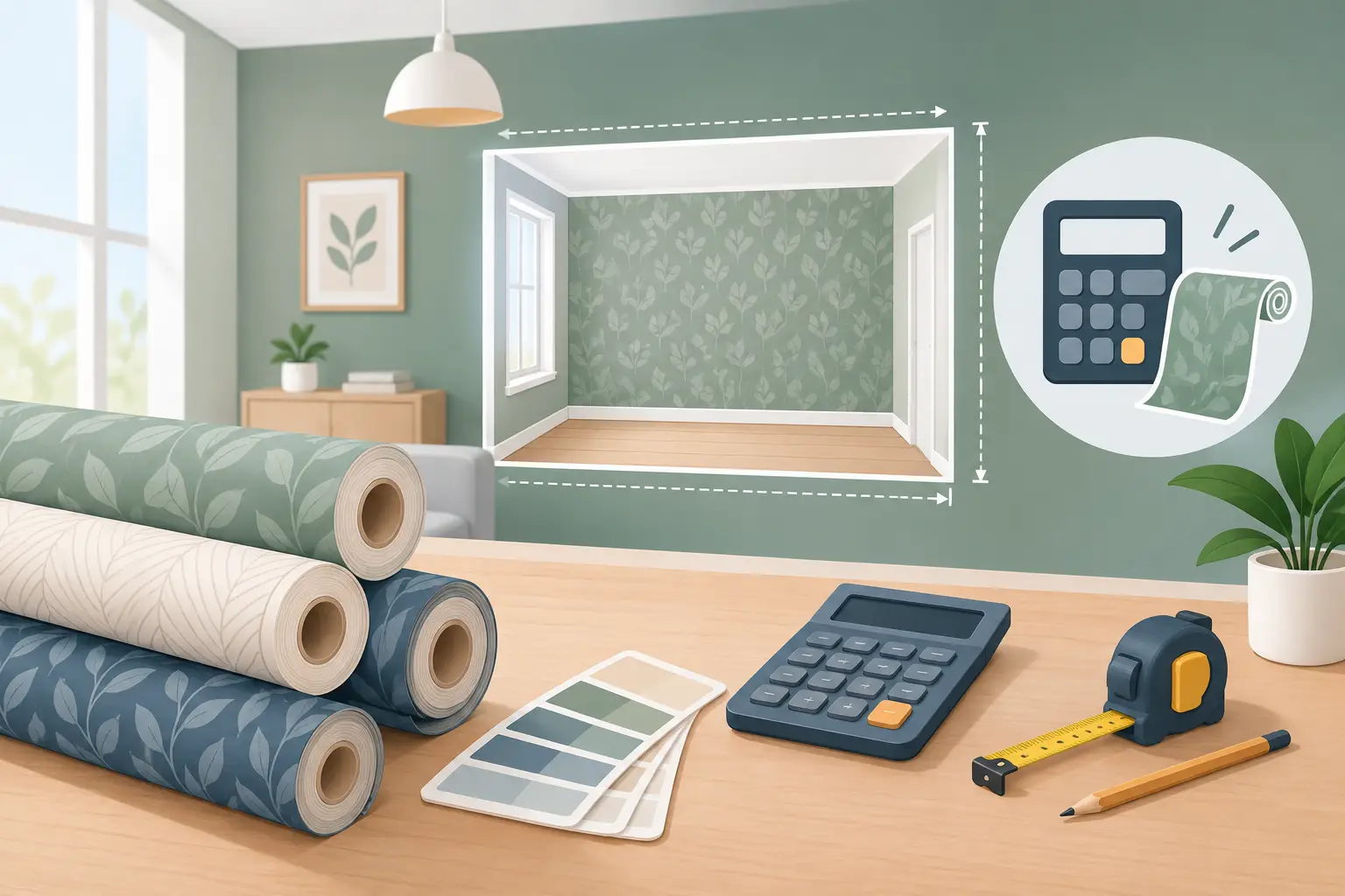 Wallpaper Roll Calculator: Plan Every Wall